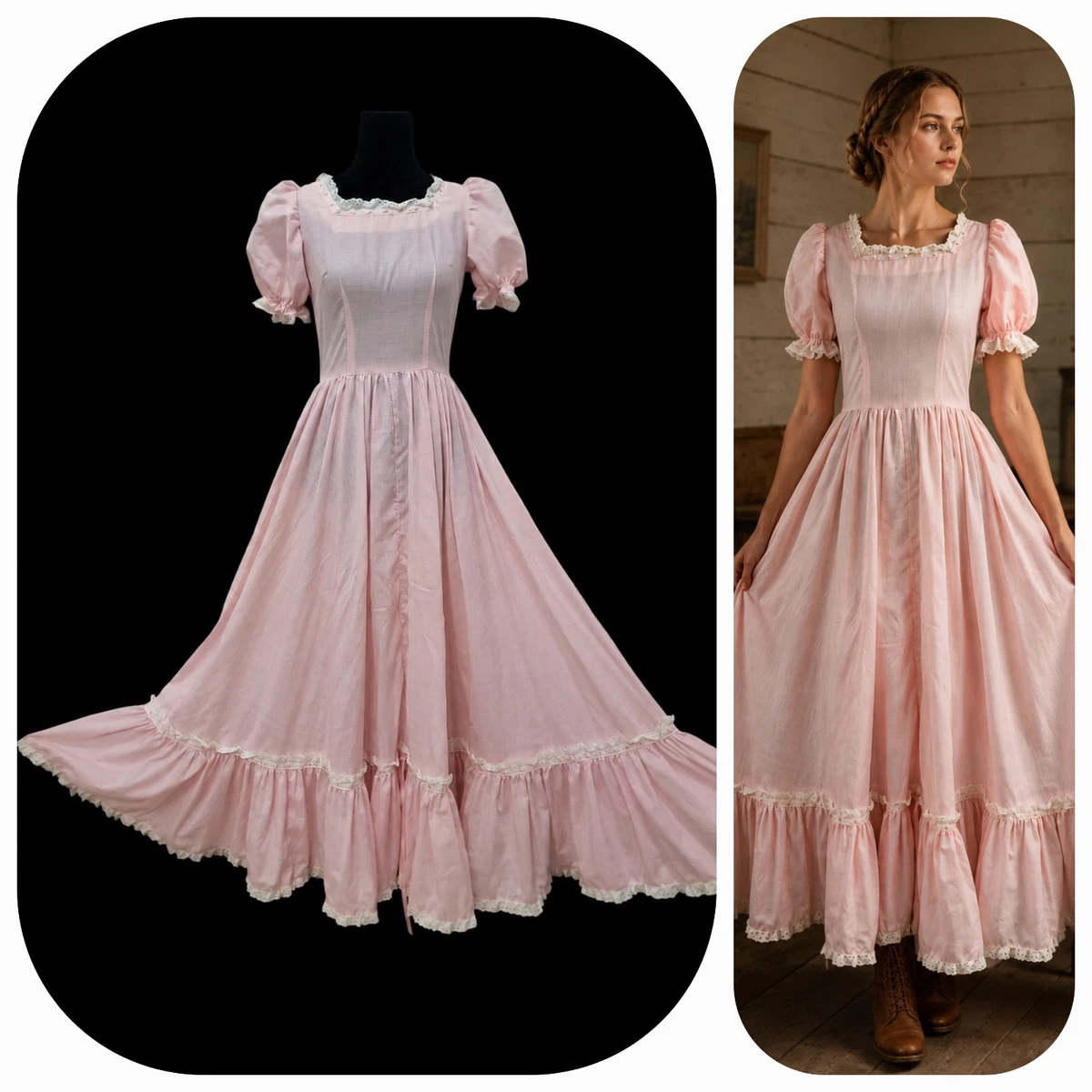Pink 1970s Vintage Dresses for Women for sale | eBay