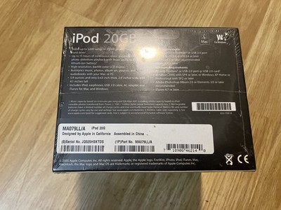 ipod 第4世代 20GB A1059 Ipod A1059 for sale | eBay