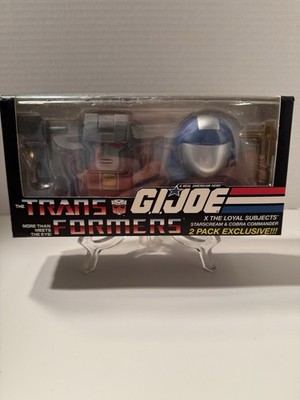 Loyal Subjects Newbury Comics Excl. Transformers/Gi Joe 2Pack *BOX DAMAGE*