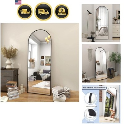64''x21'' Arch Floor Mirror, Full Length Mirror Wall Mirrors Hanging or Leaning...