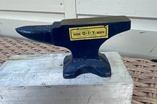 HAN D-I-Y MAN Handi-Man Mini Small Metal Bench Anvil jewellers Mancave 5 inches