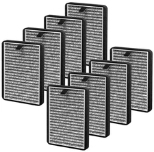 8-Pack DSTx HEPA & Carbon Air Purifier Filters – Replacement for Mini DSTx