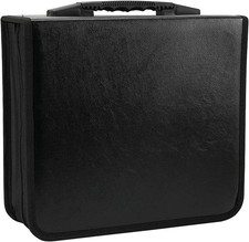 520 Slots PU Leather CD DVD Storage Case Holder Binder Portable VCD Wallet Box A