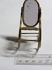 Miniature Rocking Chair Metal Doll House Furniture — photo 7