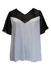 Marina Rinaldi Women's Ivory Beauty Pullover T-Shirt Size 22W/31 NWT