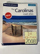 Carolinas Road Atlas 2008 Rand McNally Street Guide North South Carolina NC Map
