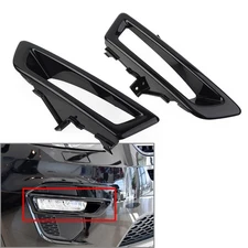 Front Fog Light Lamp Black Cover Trim Fit For Land Rover Discovery Sport 2015-19