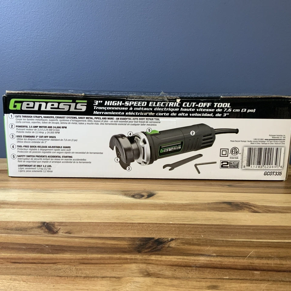 Genesis GCOT335 3,5 amperios 3 pulgadas Herramienta de corte de alta velocidad Foto 2 de 4