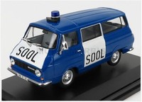 Abrex 143ABSX-715XA2 Skoda - 1203 Minibus Sool 1974 - Blau Weiss - 1/43