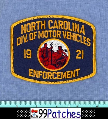 #ad NORTH CAROLINA DOT MOTOR VEHICLES ENFORCEMENT Highway Patrol State Patch 1D $14.99