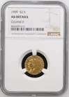 1909 P $2.5 Gold Indian Head Quarter Eagle, NGC AU Details