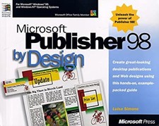 Microsoft Publisher 98 by Design Paperback Luisa Simone