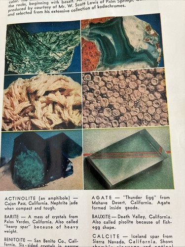 Getting Acquainted with Minerals & Rock and Minerals of California 2 Books - Picture 14 of 15