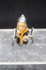 RARE TINY CELLULOID TOY WHEELED MUNICH BEER FESTIVAL 1920s GERMANY EXCELLENT