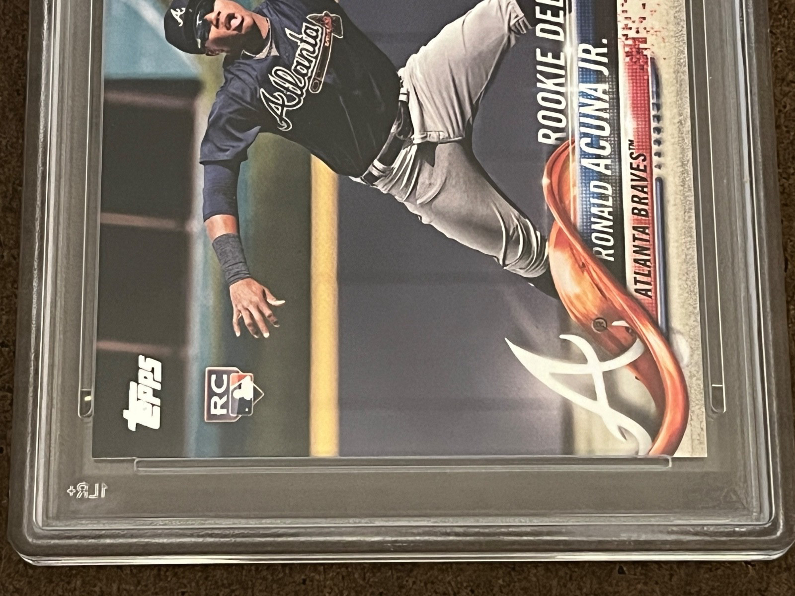 2018 Topps Update - #US 252 Ronald Acuna Jr. (RC) Braves Gem Mint GEM MT PSA 10 view 3