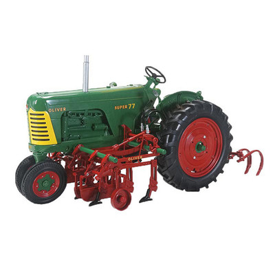 TRATTORE OLIVER SUPER 77 DIESEL NF WITH CULTIVATOR 1:16 Speccast Mezzi Agricoli 