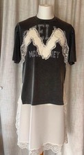 Stella McCartney H&M Lace Trim T Shirt Dress Size XS