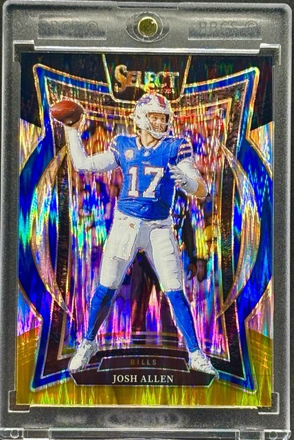 Josh Allen Black Gold Hyper Refractor Panini Bills Mint