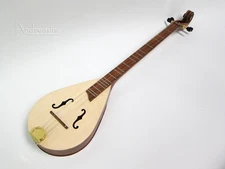 ROOSEBECK WILDWOOD DULCIMER w/ F-STYLE SOUNDHOLES & SCROLLED HEADSTOCK