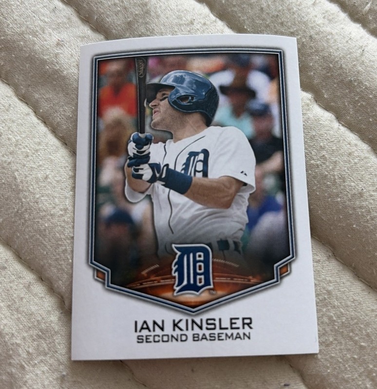 2016 Topps Album Stickers Ian Kinsler #104 2f4