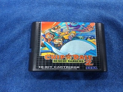 MEGA DRIVE CART ONLY - CHIP N DALE - RESCUE RANGERS 2 (SEGA GENESIS)