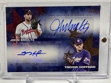 2025 Topps Stars John Smoltz Trevor Hoffman Dual Autograph Auto /10 BSD2-SZH