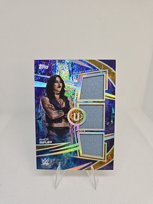 2025 Topps Universe WWE - Triple Superstar Relics Rhea Ripley #TRS-RRI Gold...