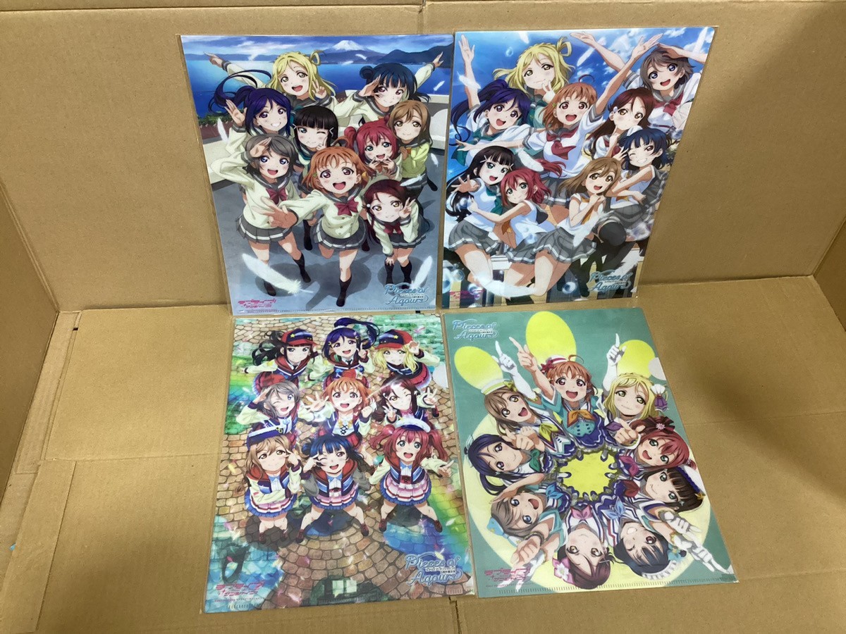 パンライフさん分 クリアファイル Kadokawa Bandai Love Live Sunshine Clear File Folder Set Aqours