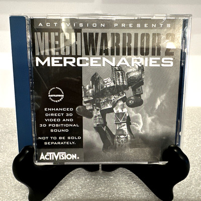 Mechwarrior 2 Mercenaries 1996 Activision PC-CD Enhanced 3D Video and Sound RARE