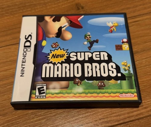 PERFECT New Super Mario Bros. (Nintendo DS) Brothers CIB Complete Game WORKS