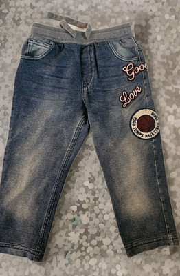 Dolce & Gabbana Jungen Jeans Gummibund. Alter 18-24 gestickte Aufnäher Love