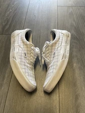 VANS Classic Lace Up Checkerboard White / Black Size 8.5 Mens