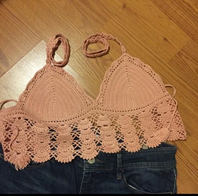 crochet bustier top