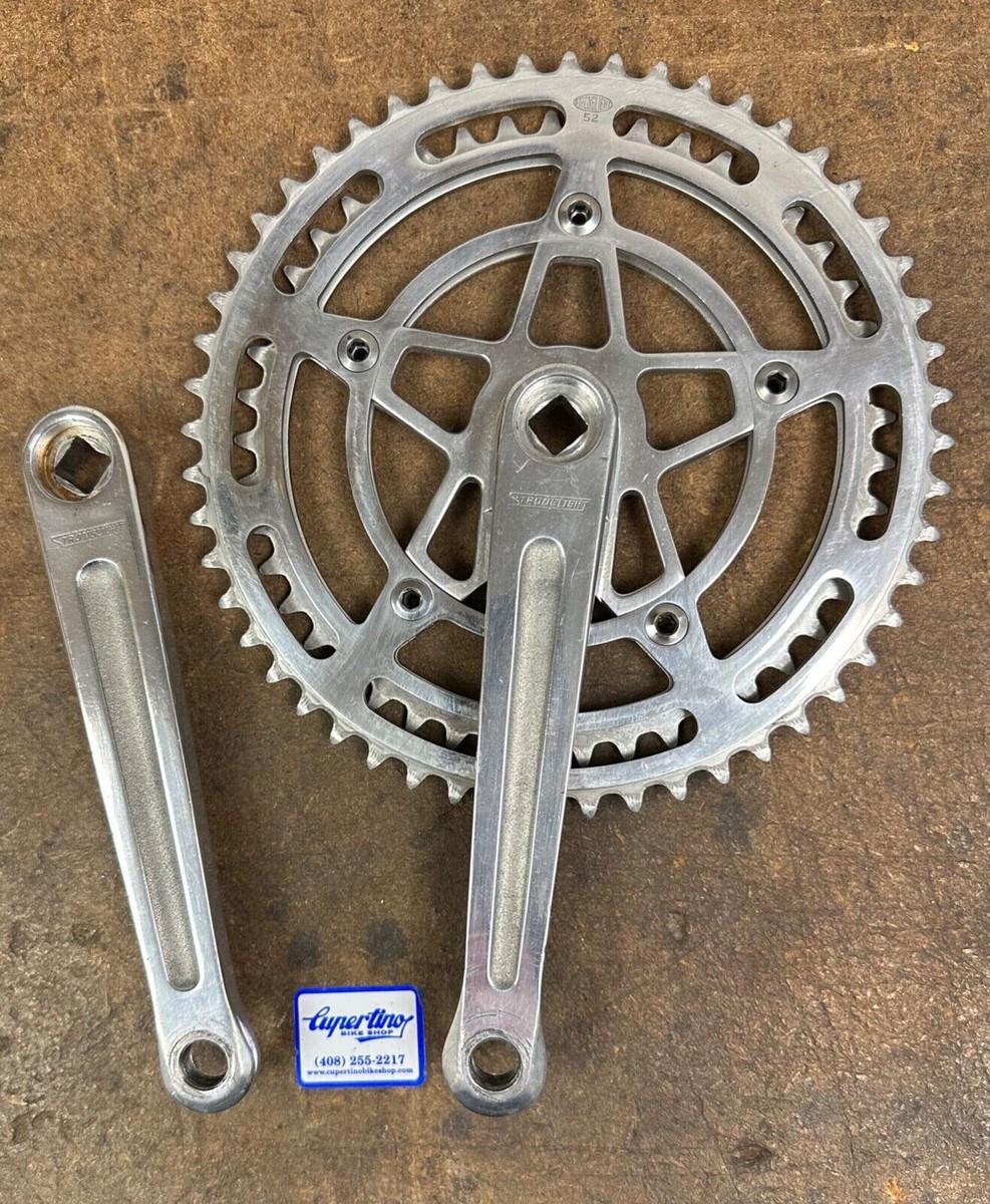 レビュー高評価のおせち贈り物 Vintage Stronglight 93 Crankset 52 / 45 170mm 9/16 x 20 | eBay セット