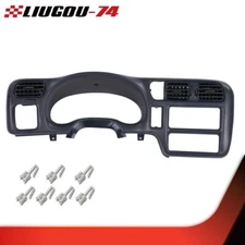 Fit For 1998 1999-2004 Blazer Jimmy Sonoma S10 Bravada Dash Trim Bezel Dark Gray