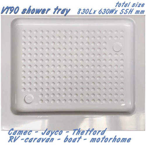 RV SHOWER TRAY VT90 830x670x55 caravan campervan boat motorhome Jayco