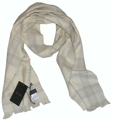 Paul Smith scarf wool / cotton blend lightweight BNWT made in Scotland rare - Picture 9 of 12