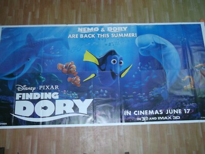 Finding Dory (Disney) 2016 English Orig Promo 6 Six Sheet POSTer India Ltd Huge!