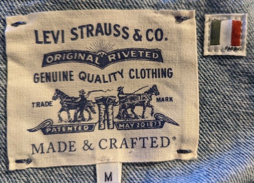 Levi's Made & Crafted TIDE TRUCKER Woman's JACKET Size-M - Picture 4 of 7