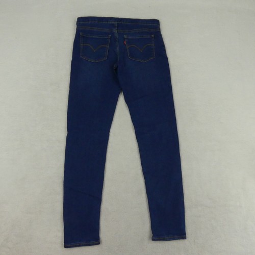 Levis Jeggings Girls 16 Blue Pull On Stretch Adjustable Waist Denim - Picture 2 of 20