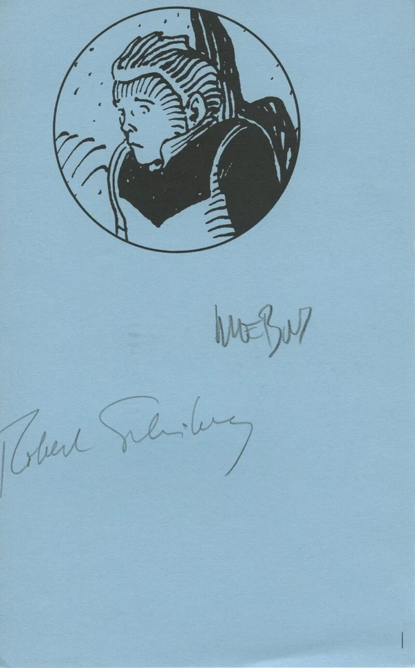 MOEBIUS GIRAUD SILVERBERG JUSTIFICATIF DE TIRAGE SIGNÉ PROJECT PENDULUM 1987 - Photo 1/1