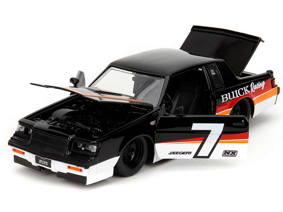 ウラシク　【カーズ】 1987 BUICK GRAND NATIONAL #7 BLACK 1/24 DIECAST MODEL CAR BY JADA