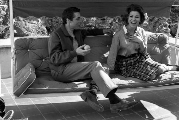 Kerwin Mathews and Irina Demick filming 'OSS 117 Unleashed' on- 1963 Old Photo