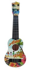 Aloha Keiki Ukulele Toy Hawaiian Guitar Hawaii Kids Music Tiki Bar House Decor N