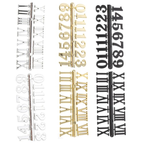 6 Pcs Accessoires De Montre Nombres Trousse Dhorloge À Chiffres liquidation Romains