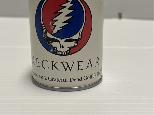 Vintage Grateful Dead Jerry J Garcia Golf Ball In A Can Neckware DeadTies - Picture 7 of 7