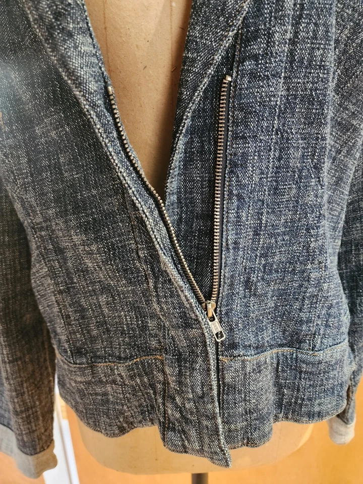 CHAQUETA VAQUERA MEDIA CREMALLERA POR PARALELO - TALLA 14 Foto 3 de 4