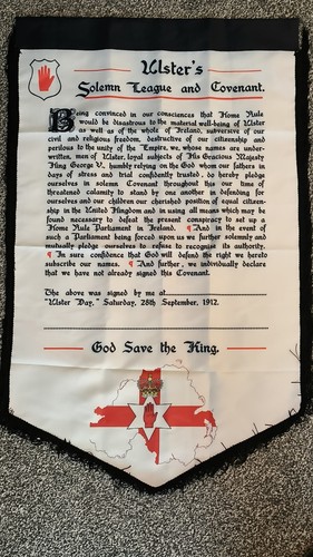 Ulster Covenant Loyalist Craig Banerette, 3x2ft - Picture 2 of 2
