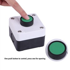 Weatherproof Push Button Switch Boxes One Button Control Box Gate Opener ABS