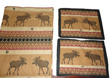 COLLECTIONS MOOSE LODGE BROWN BLACK CAMEL SOUTHWESTERN 3PC FULL DUVET SET